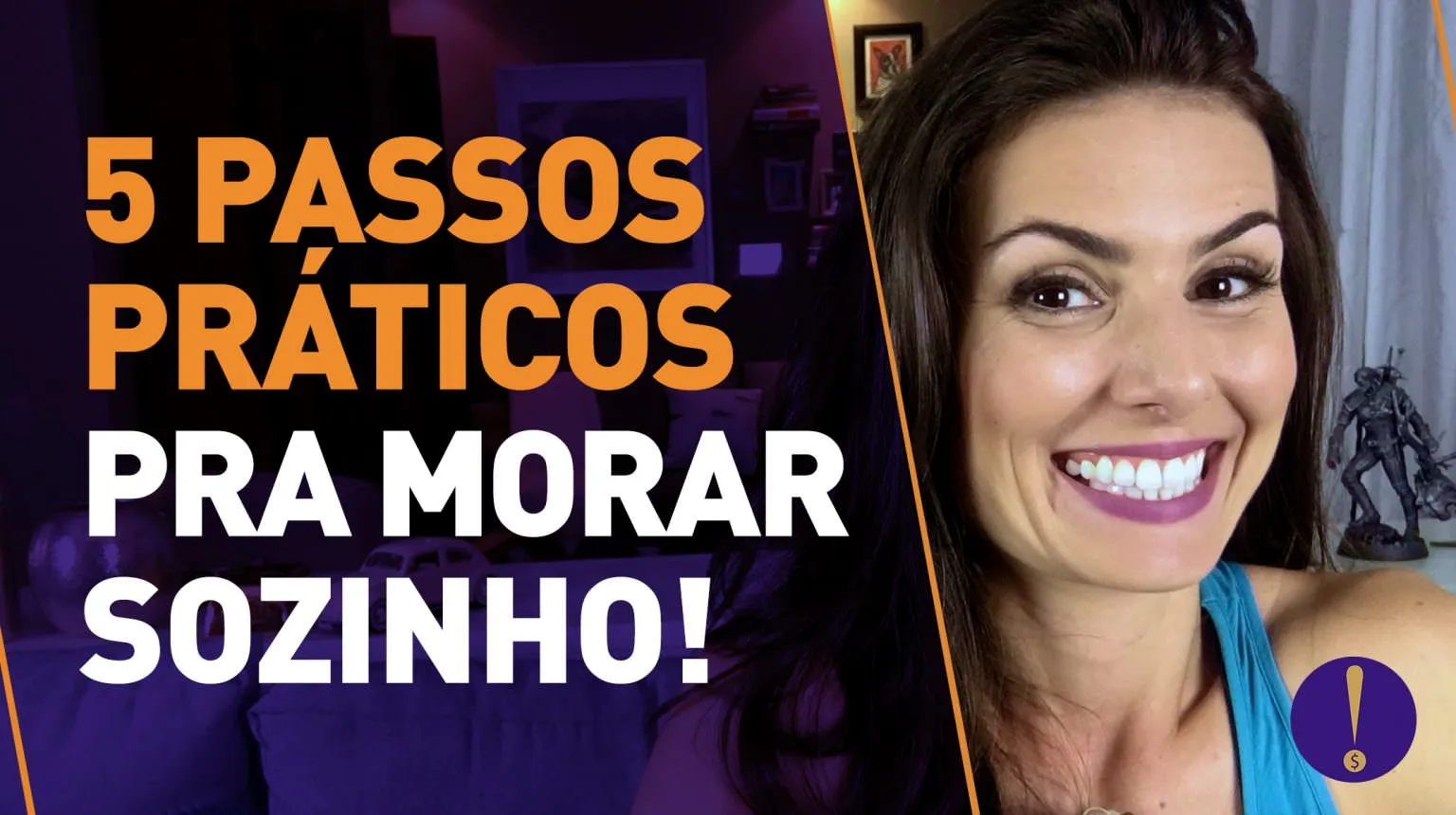 JUNTE DINHEIRO PARA MORAR SOZINHO! | 5 passos para sair de casa!